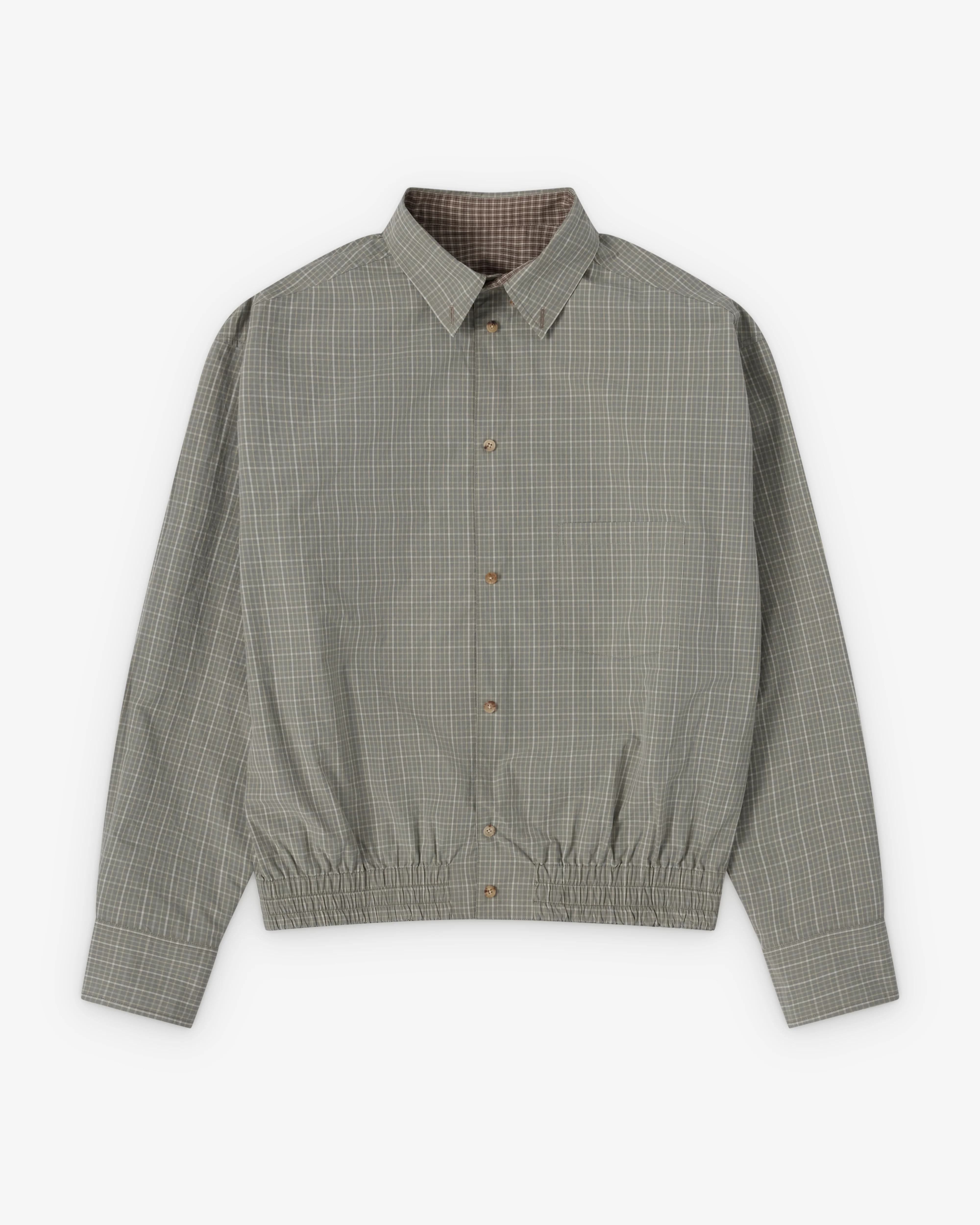 Townwear - Men's Smocked Waist Shirt - (Tan) - Image 3