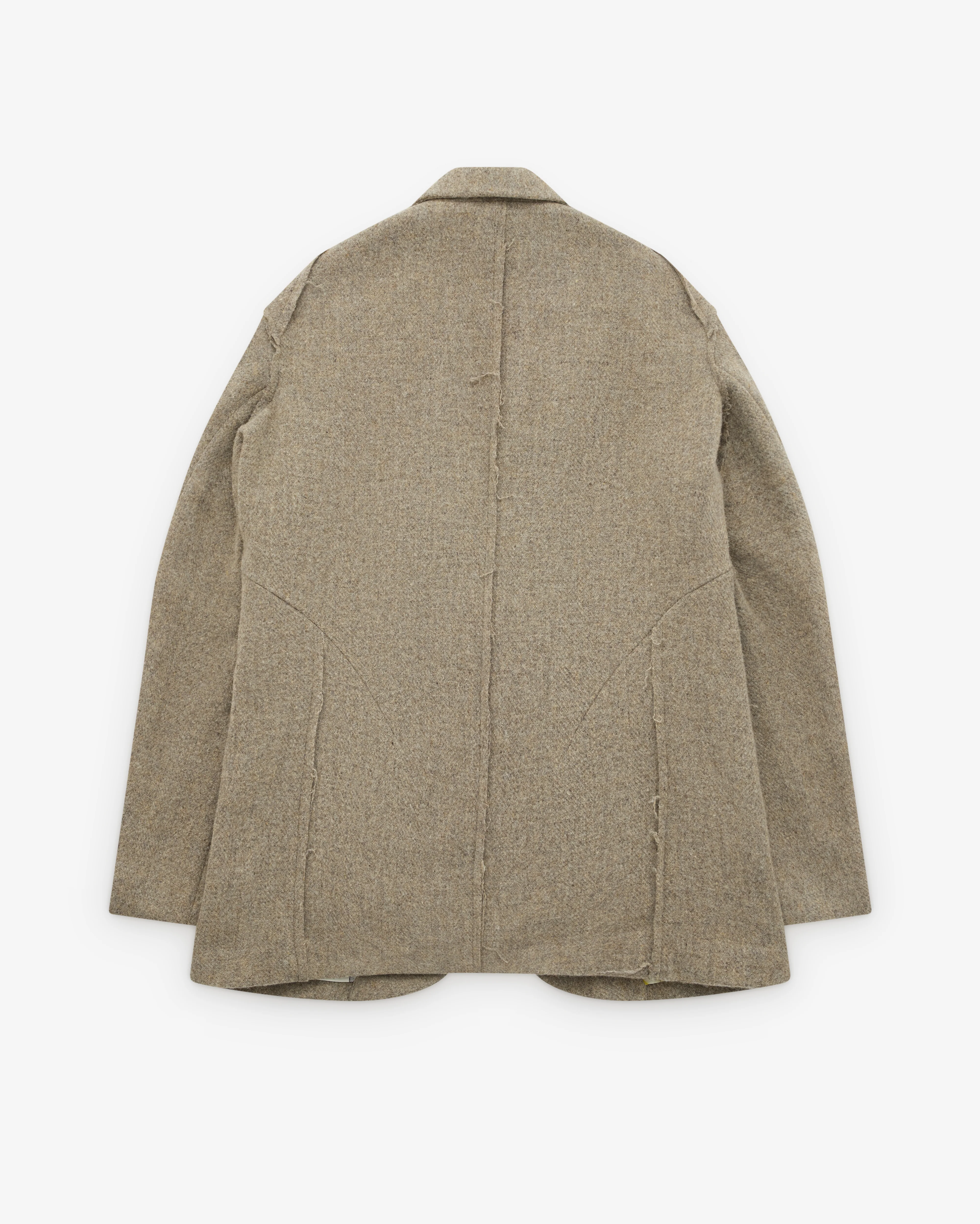Undercover - Men's Eye Button Jacket - (Gray Beige) - Image 2