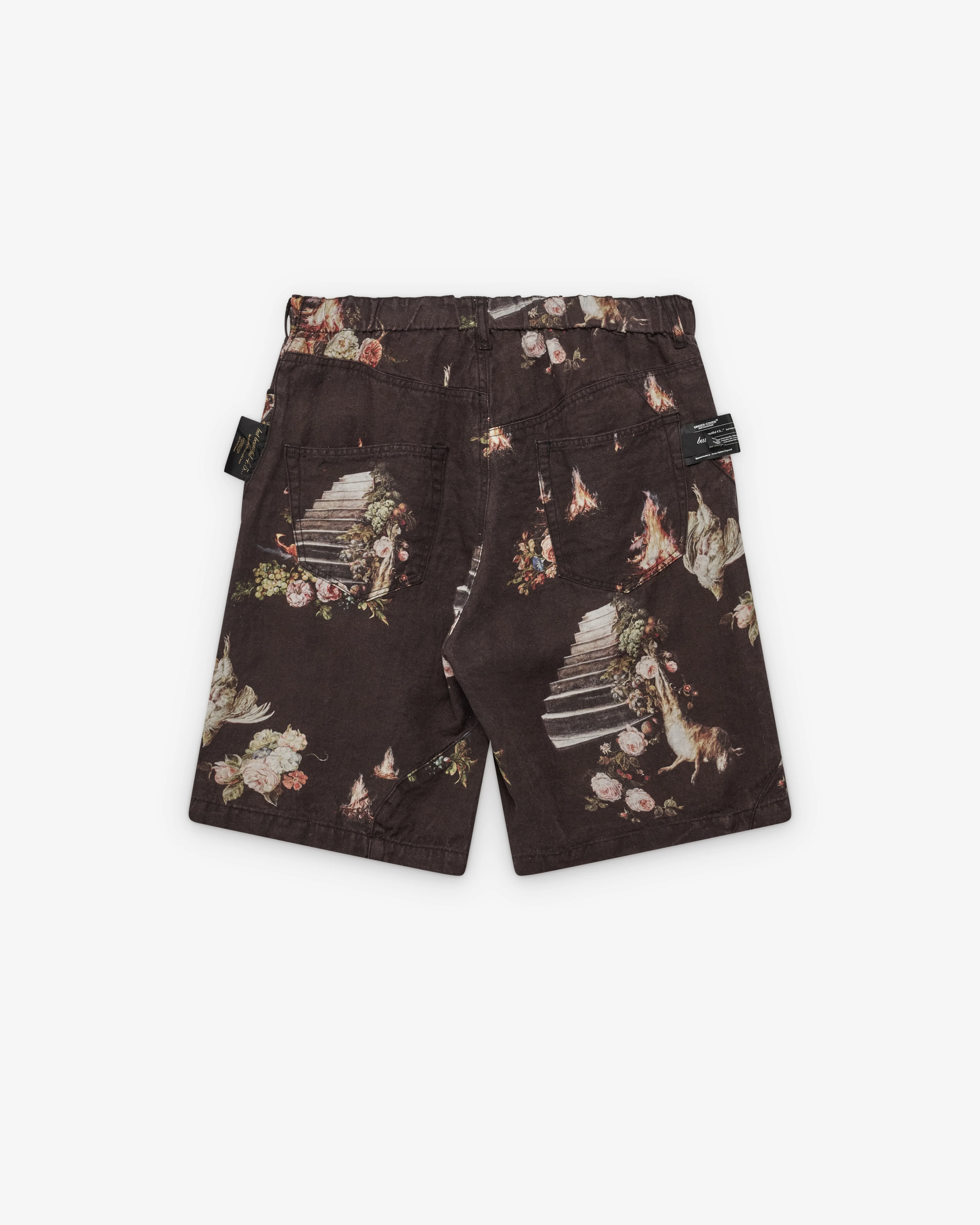 Undercover - Men's Printed Shorts - (Black) - Image 2