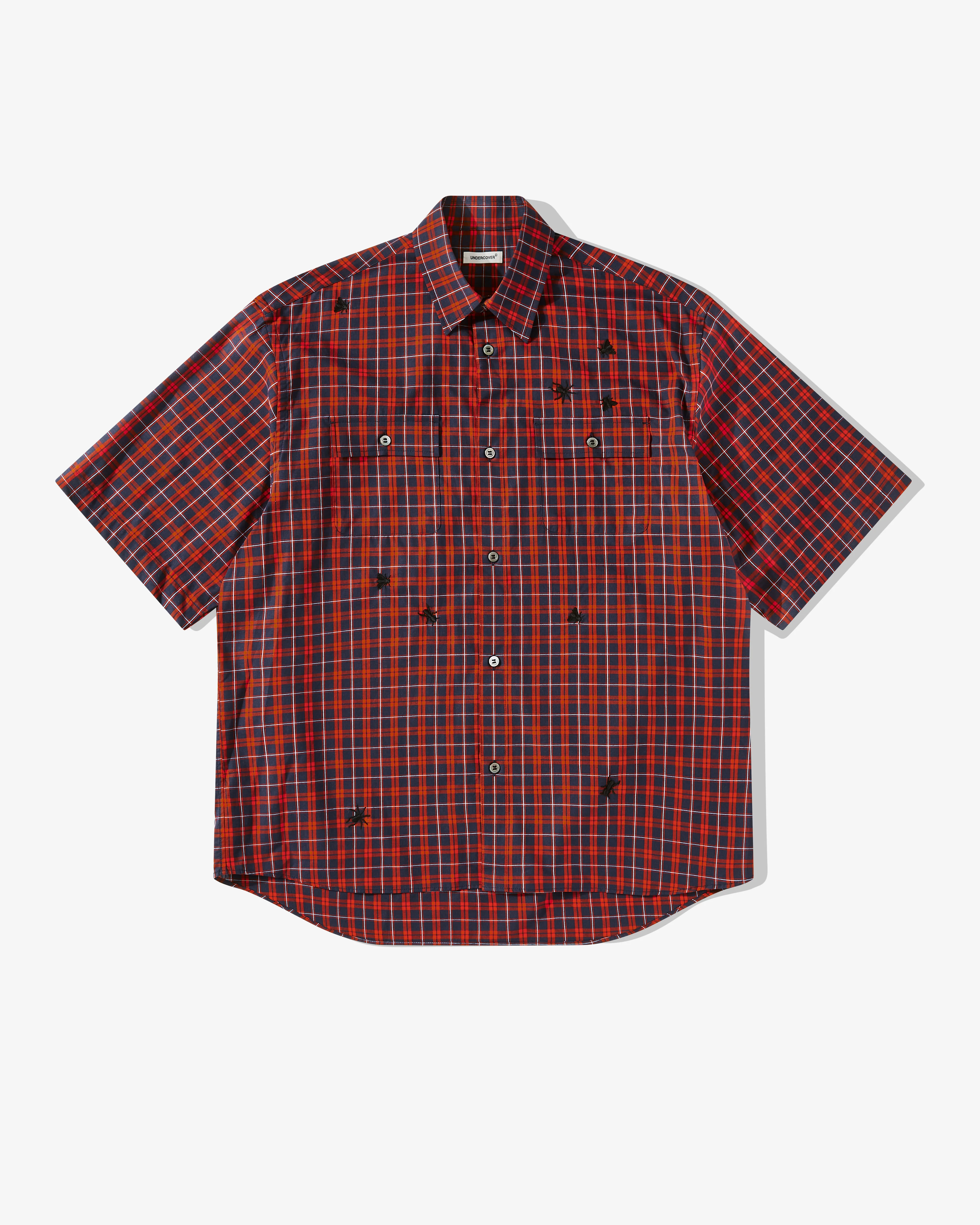Undercover - Men’s Insect Check Shirt - (Red)