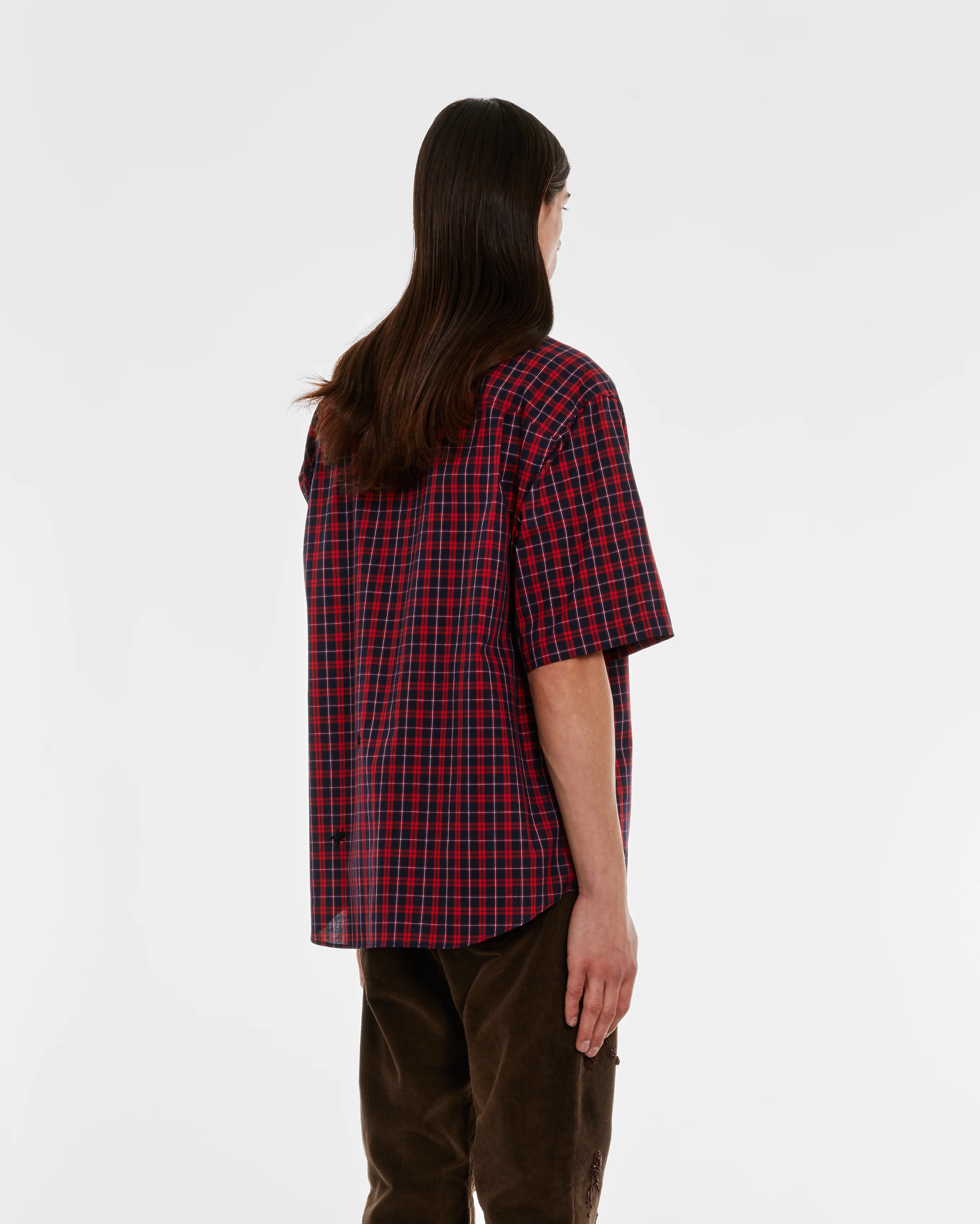 Undercover - Men’s Insect Check Shirt - (Red) - Image 5