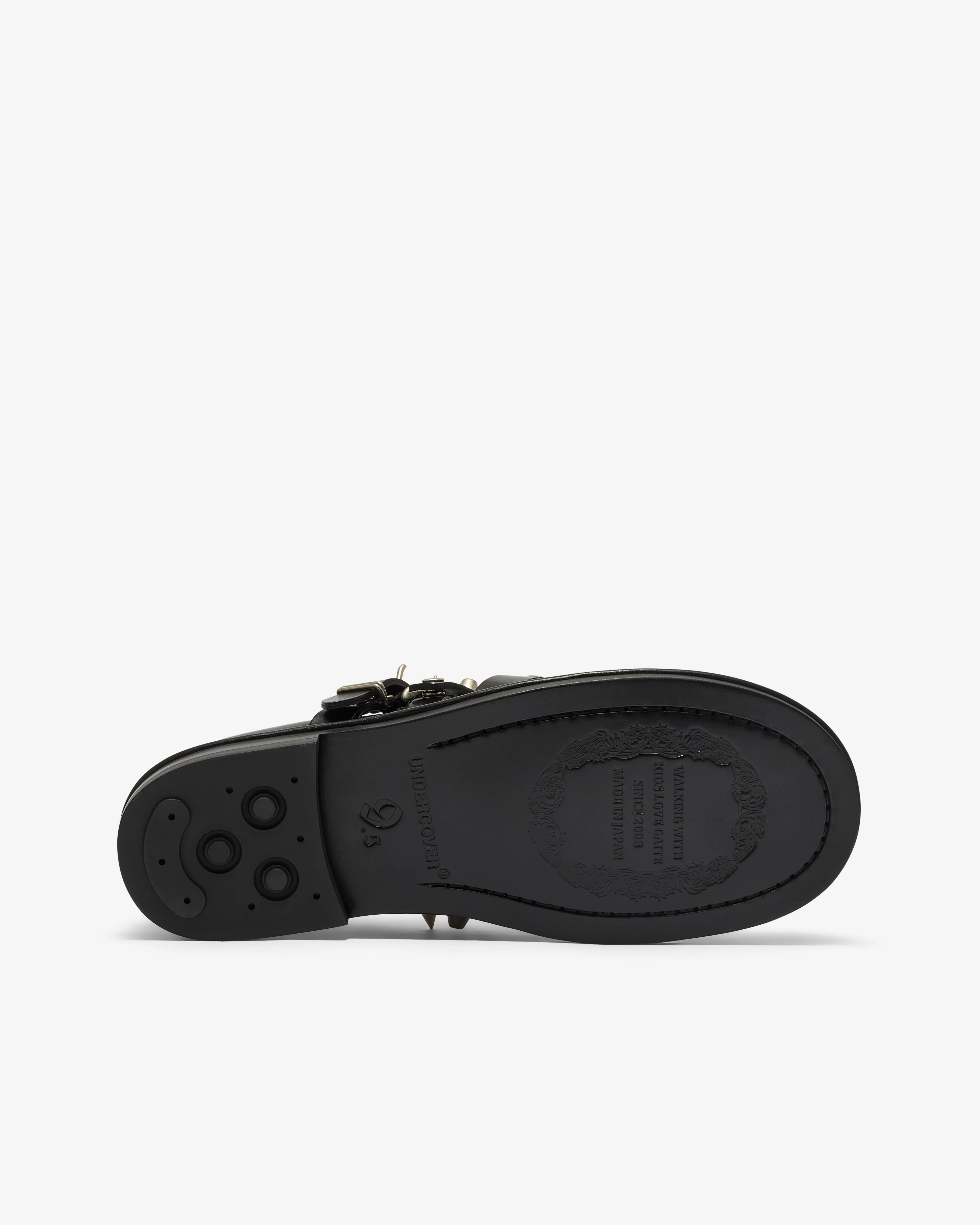 Undercover - Kids Love Gaite Men's Buckle Shoes - (Black) - Image 4