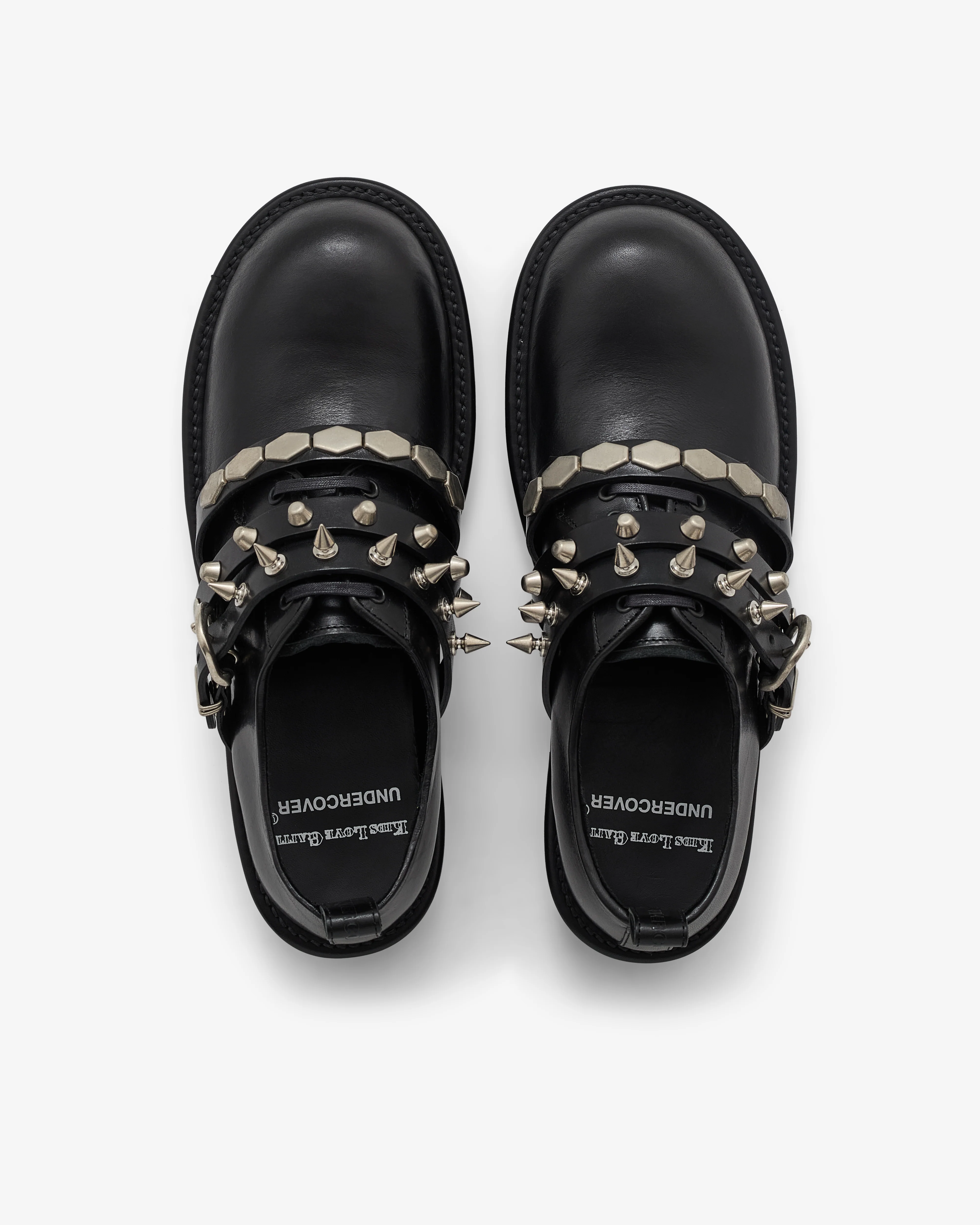 Undercover - Kids Love Gaite Men's Buckle Shoes - (Black) - Image 6