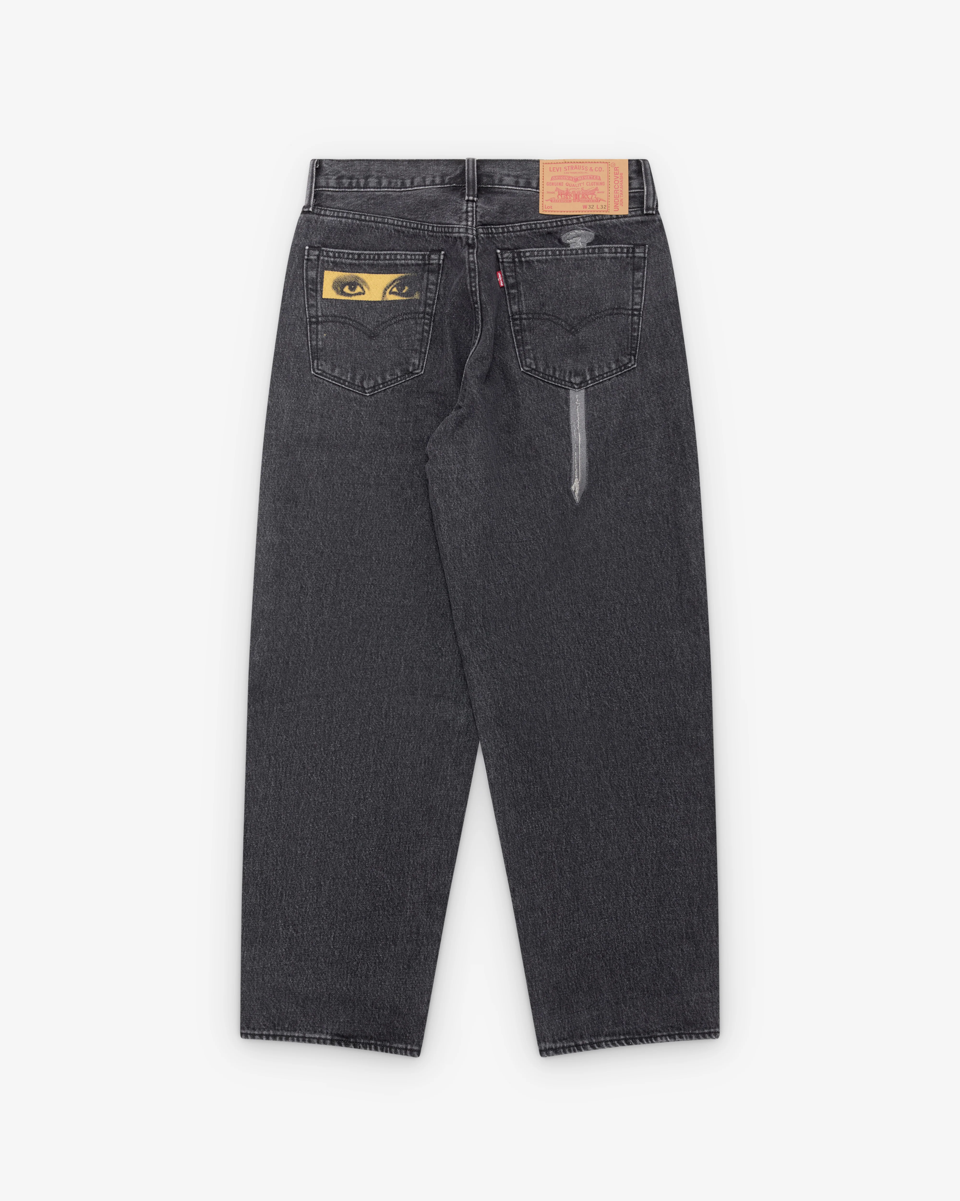 Undercover - Men's Levi's Baggy Jeans - (Black) - Image 2