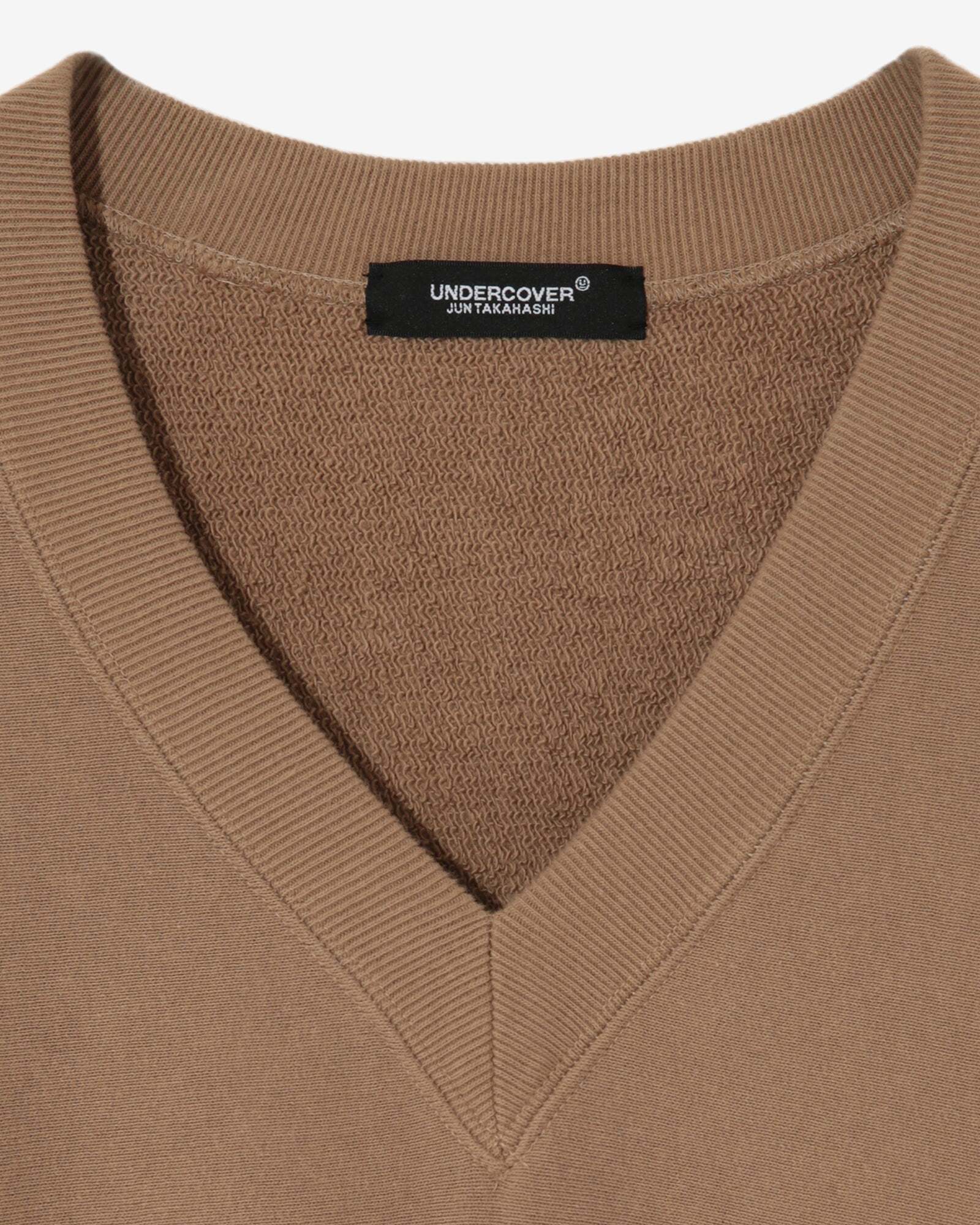 Undercover - Men’s V-Neck Pullover - (Beige) - Image 3