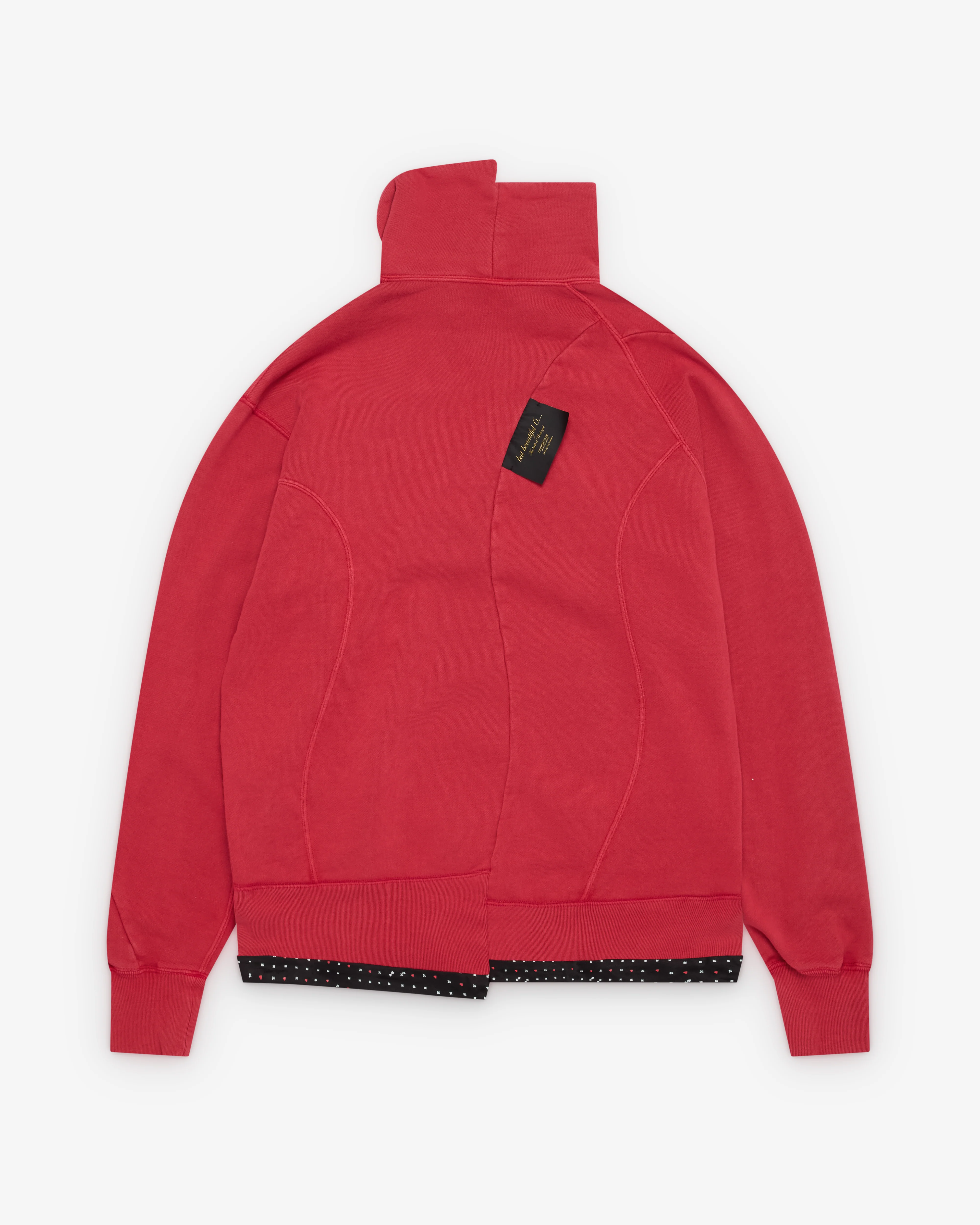 Undercover - Women's Funnel Neck Sweater - (Red) - Image 2