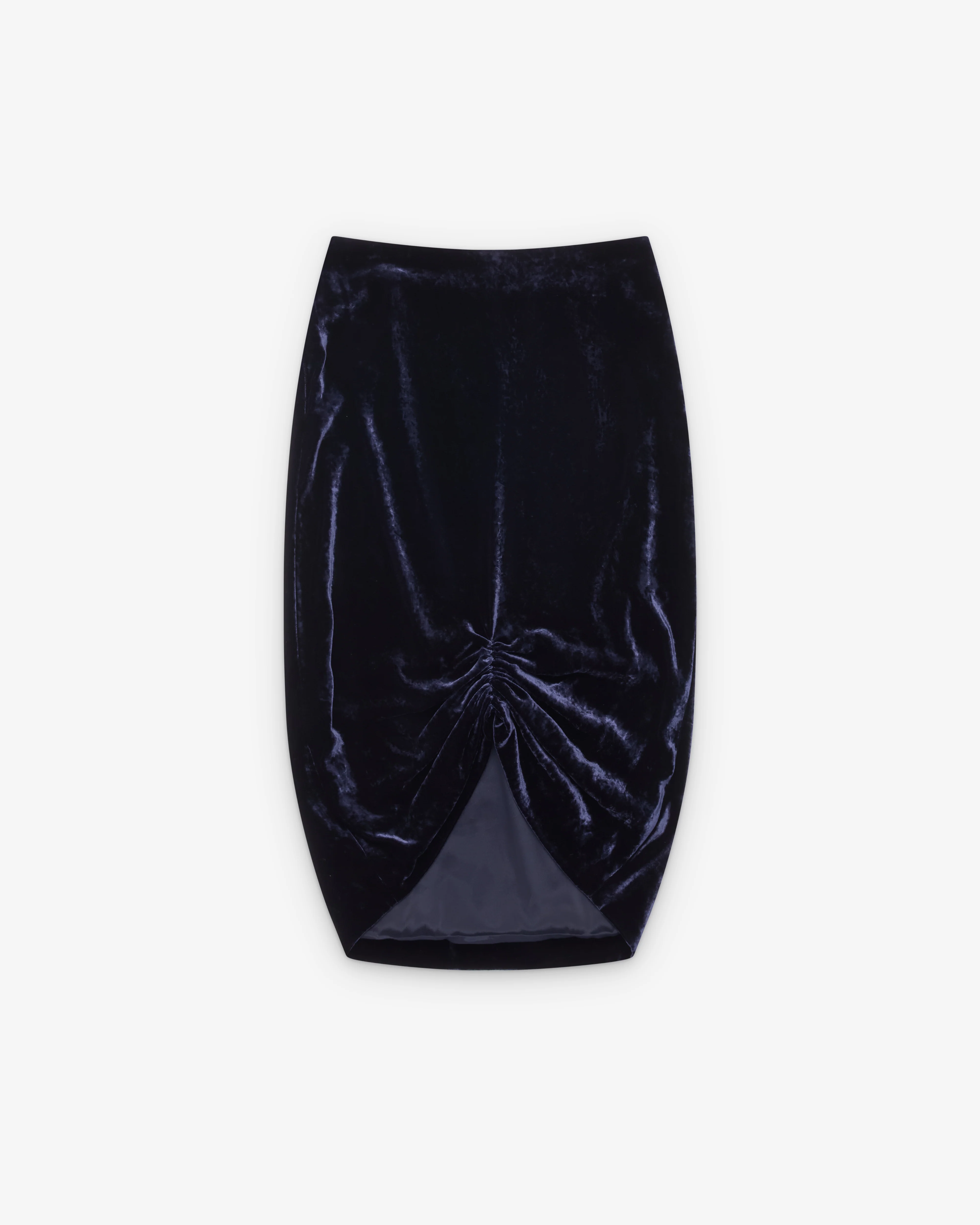 Valentino - Women's Velvet Skirt - (Navy)