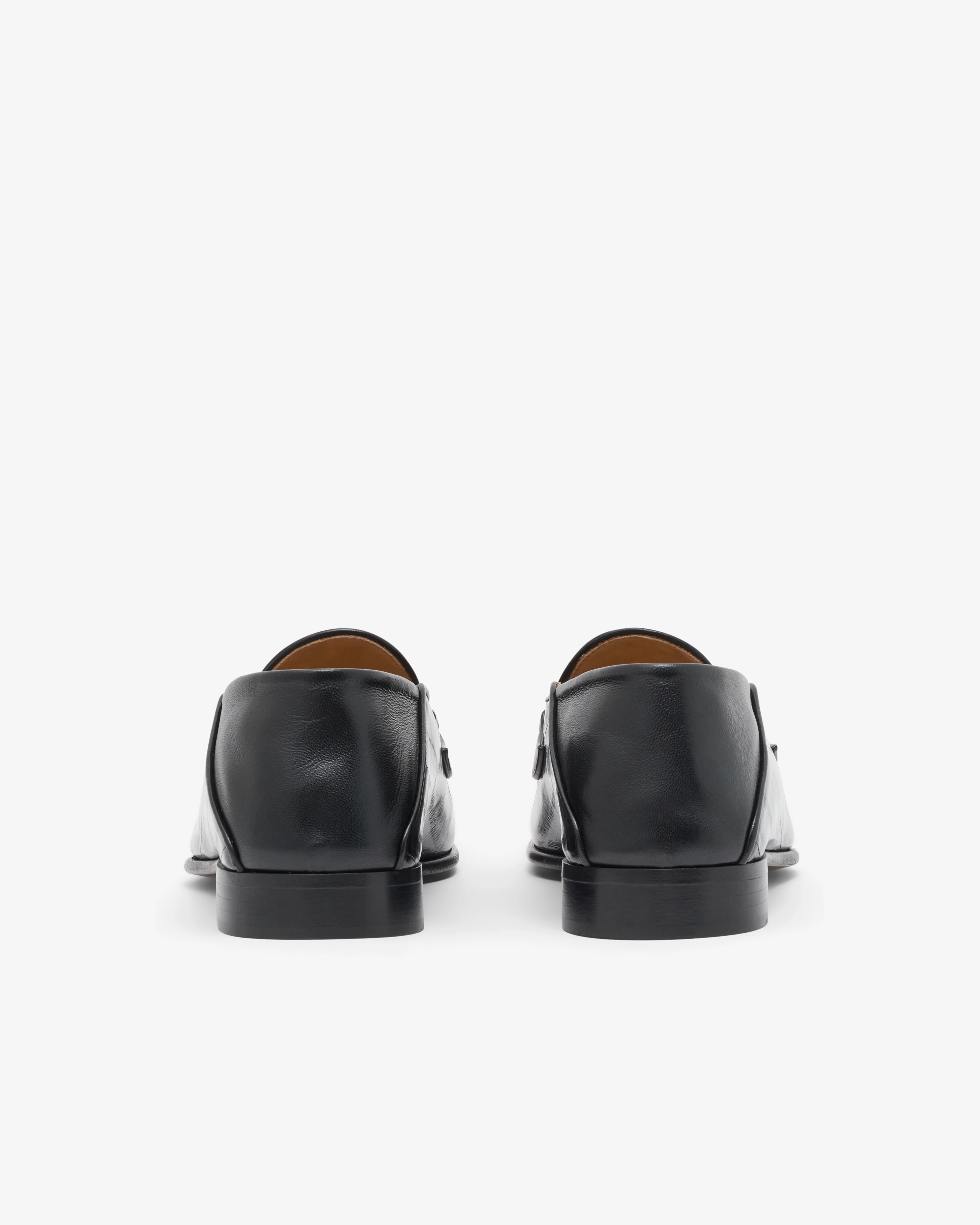 Valentino - Men's Leather Loafer - (Black) - Image 4