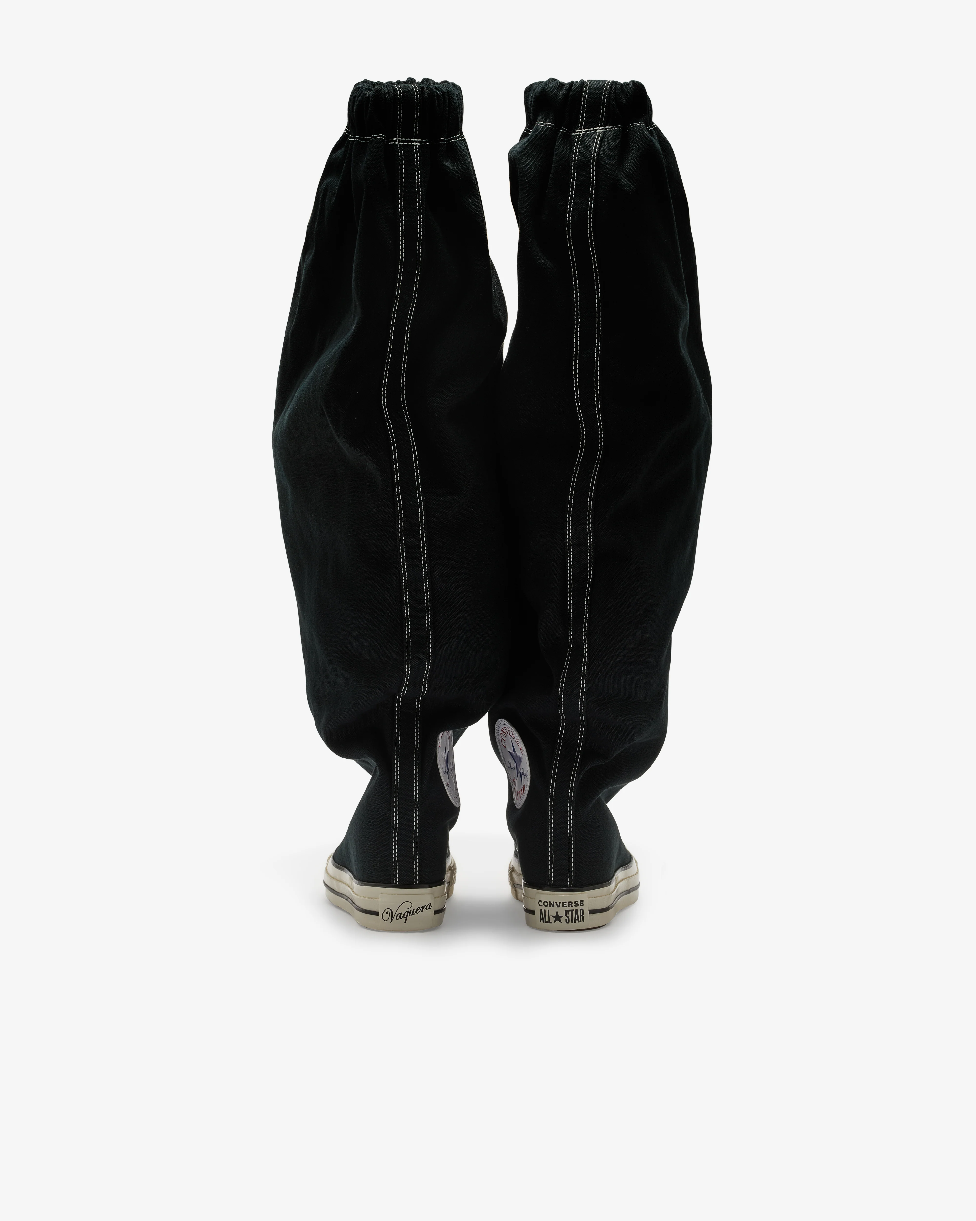 Vaquera - Chuck Taylor All Star XXX Hi Slouch Wedges - (Black) - Image 2