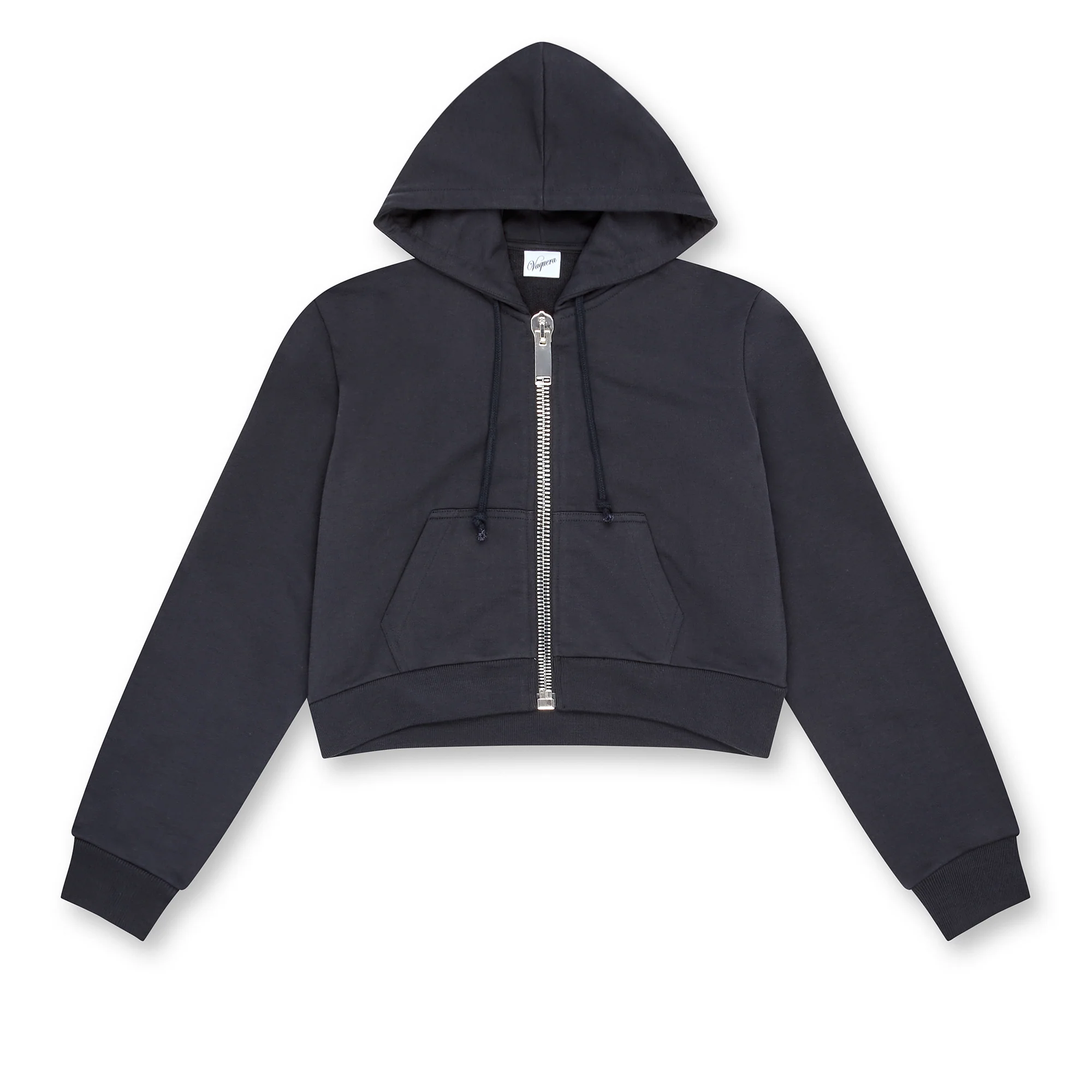 Vaquera - Women’s Cropped Zip Hoodie - (Phantom)