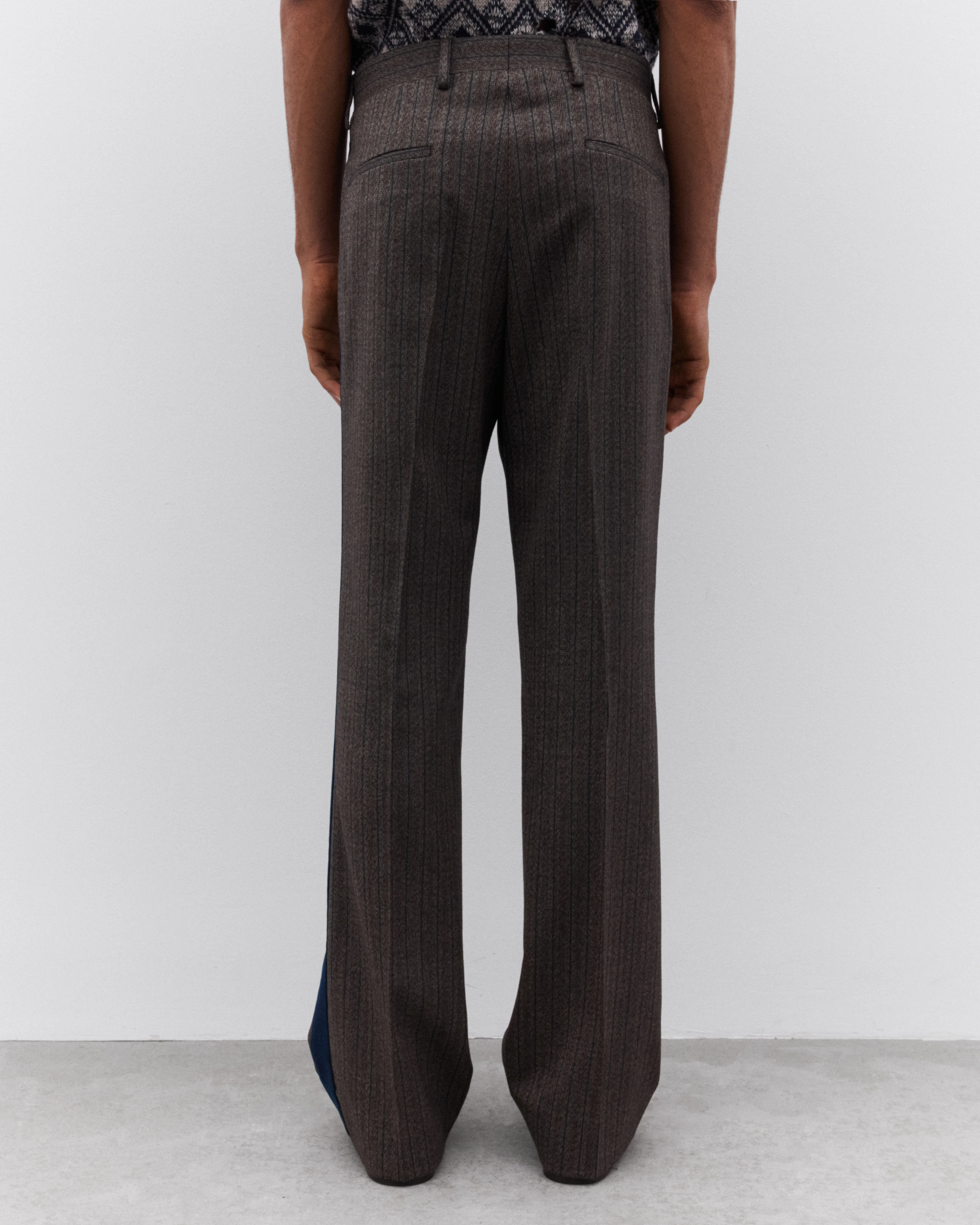 Wales Bonner - Men’s Tailored Trouser - (Grey) - Image 5