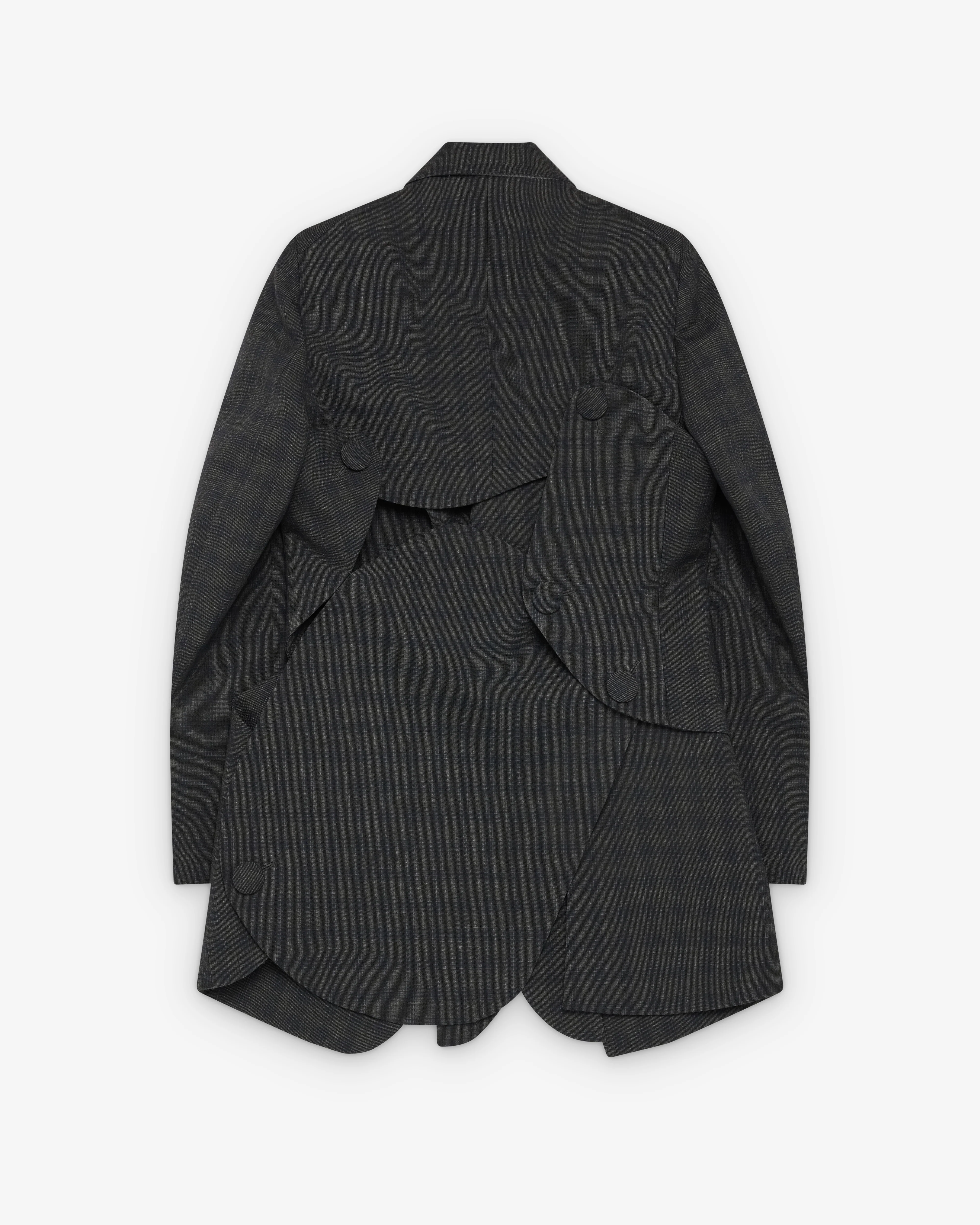 Walter Van Beirendonck - Men's Arp Art Blazer - (Dark Check) - Image 2