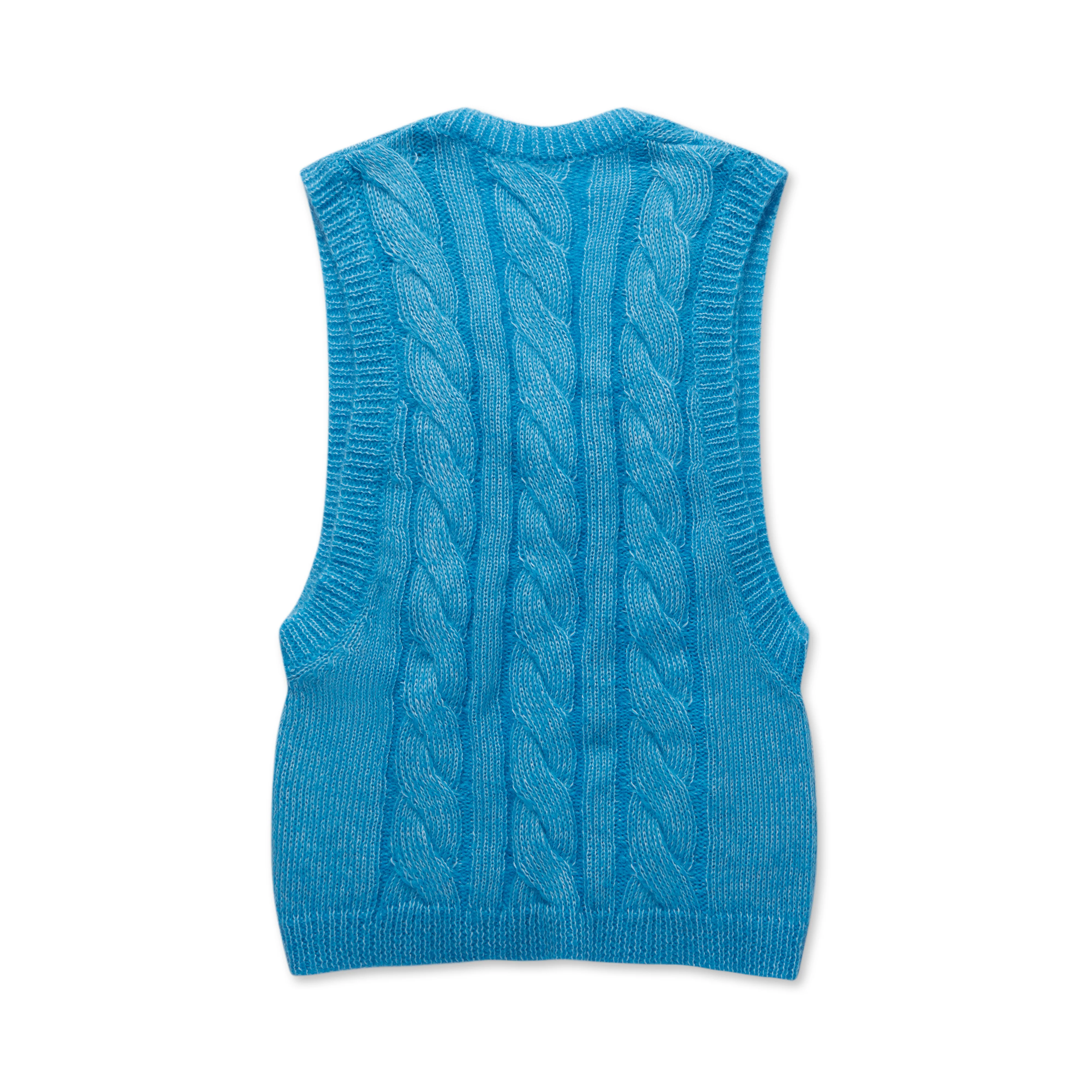 Walter Van Beirendonck - Men’s 3D Debardeur Oversized Vest - (Blue) - Image 2