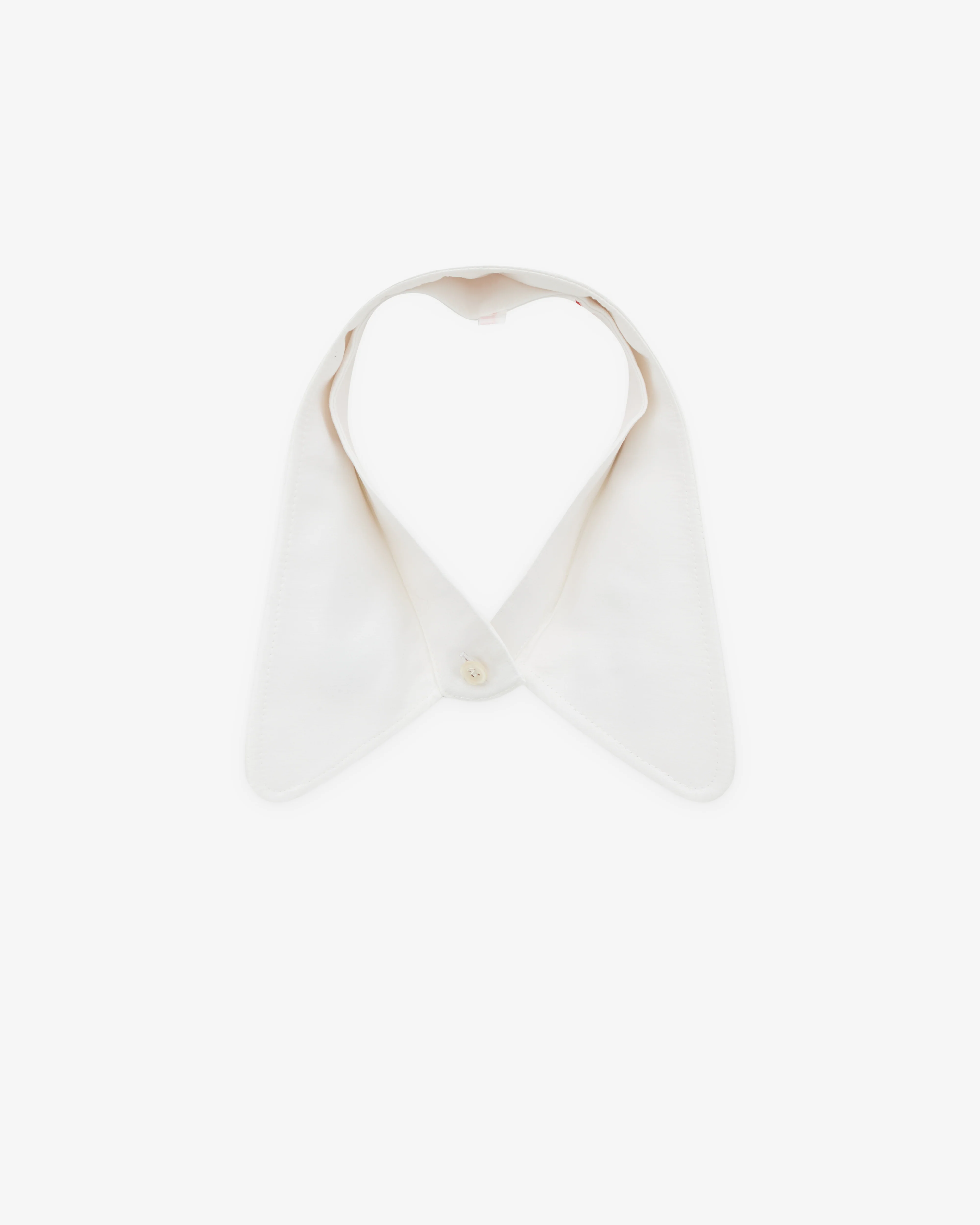 Walter Van Beirendonck - Men’s Embroidered Round Collar - (White) - Image 2