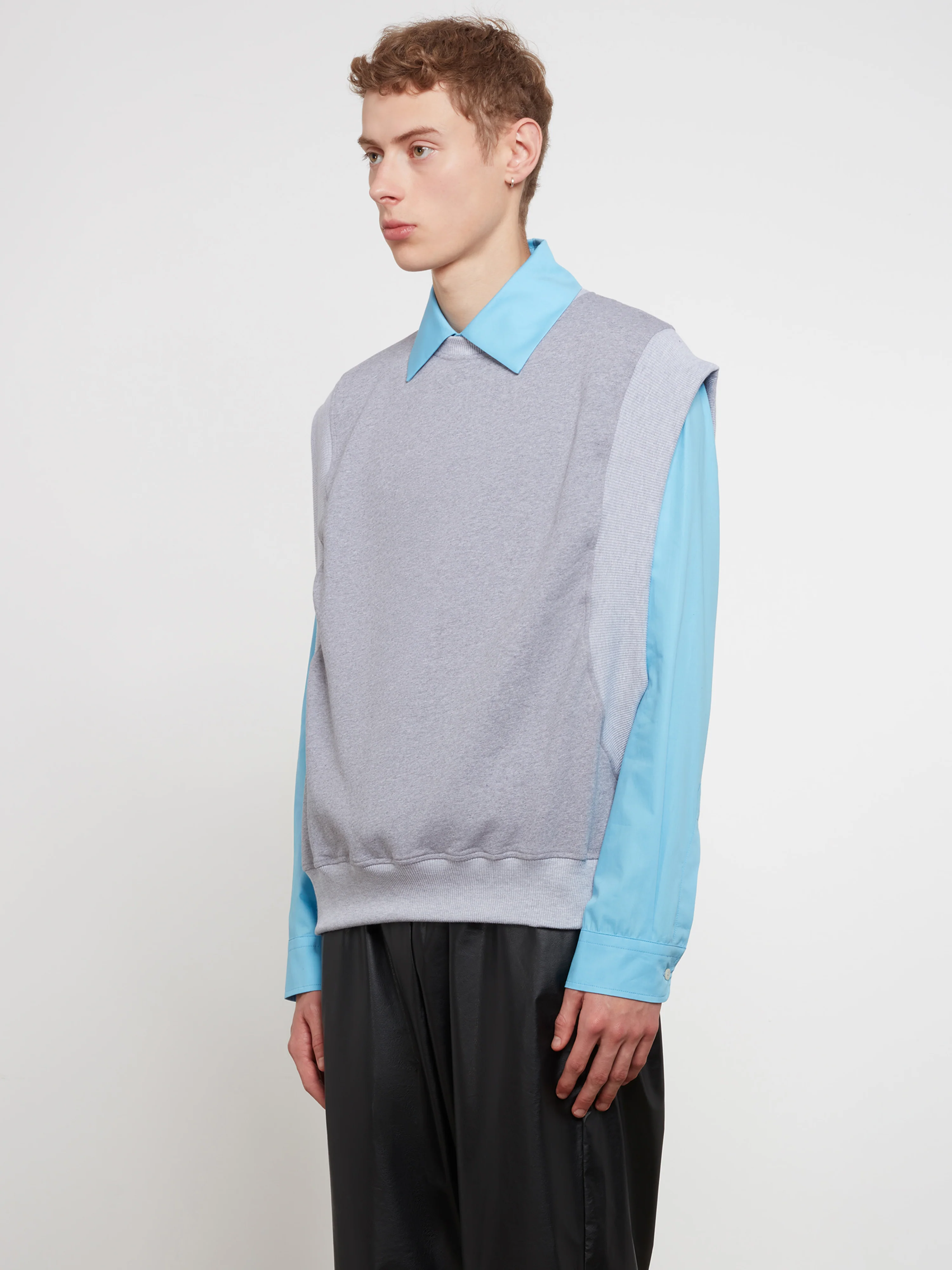 Walter Van Beirendonck - Men’s Moon Vest - (Grey) - Image 3