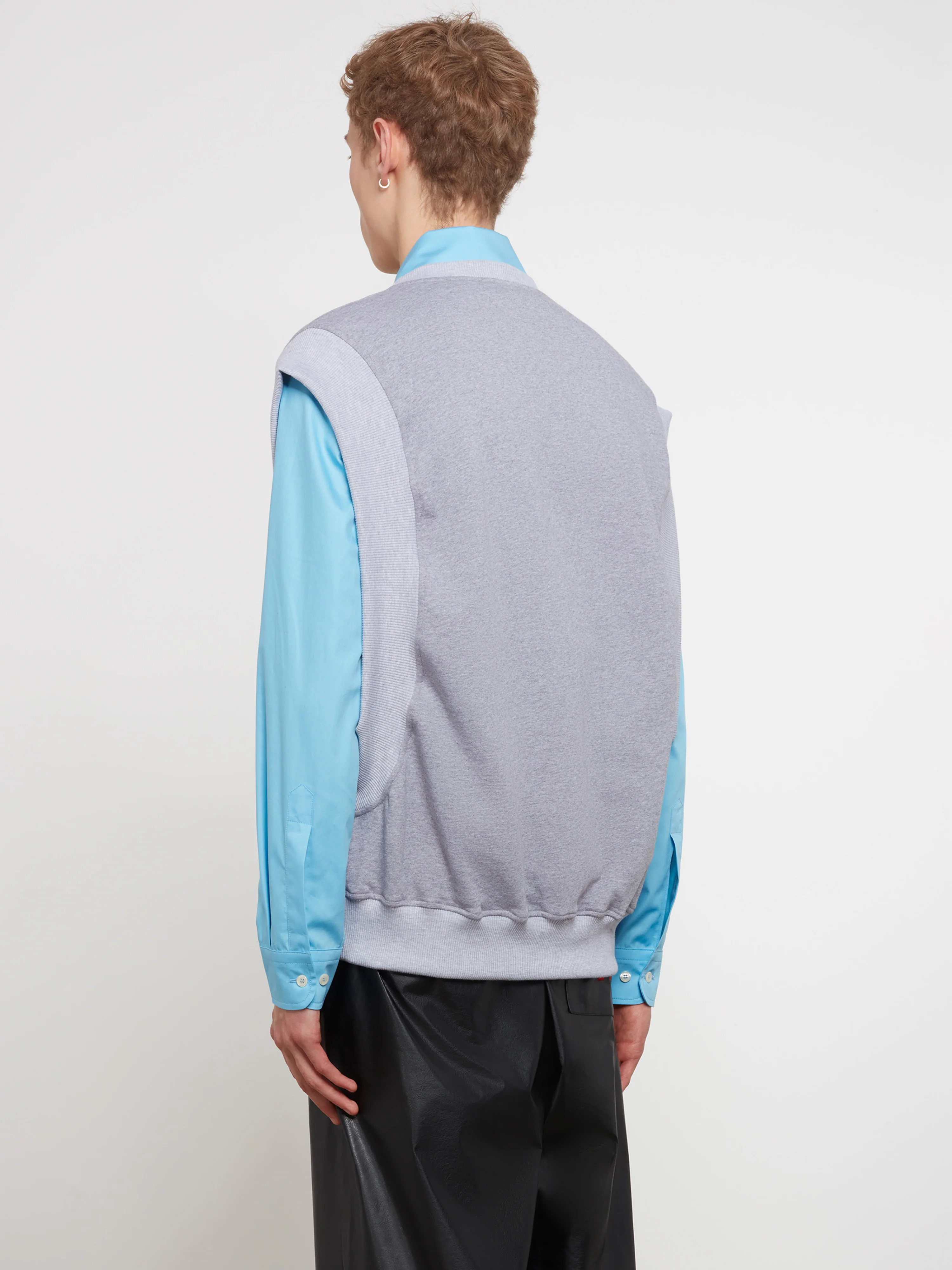 Walter Van Beirendonck - Men’s Moon Vest - (Grey) - Image 4