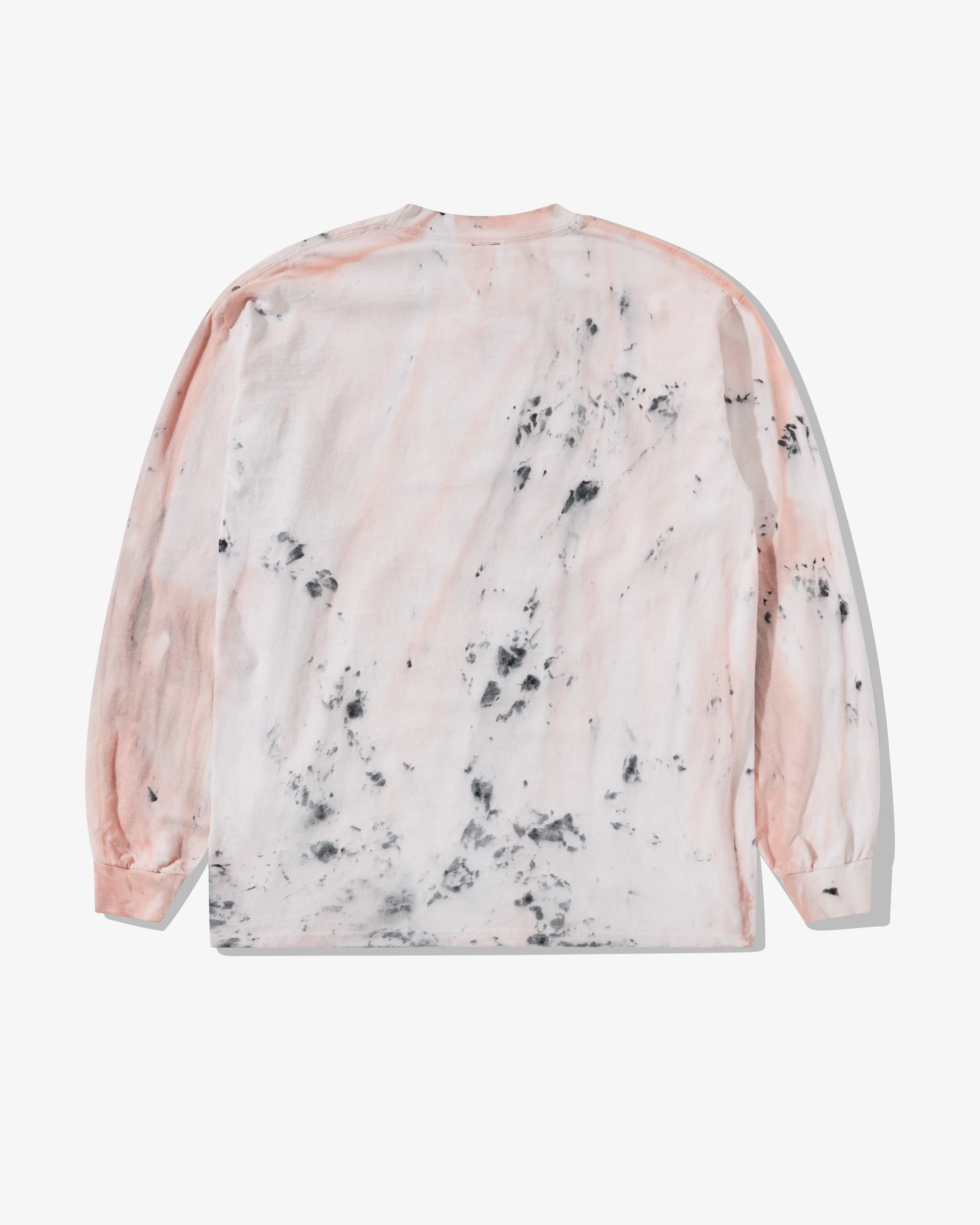 Westfall - Men’s Snoppy Berry Long Sleeve T-Shirt - (Dirty Pink) - Image 2