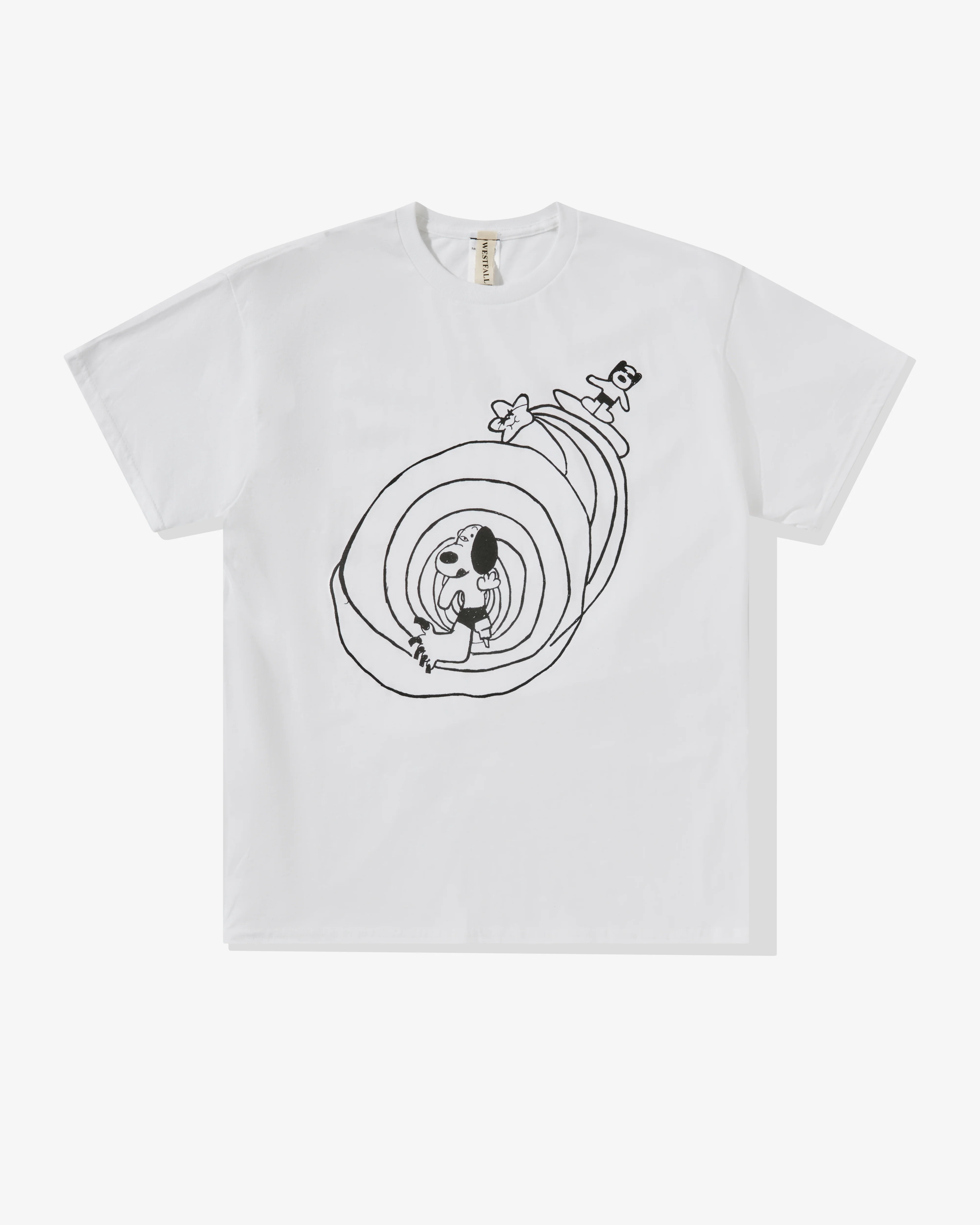 Westfall - Men’s Spiral Snoppy T-Shirt - (White)
