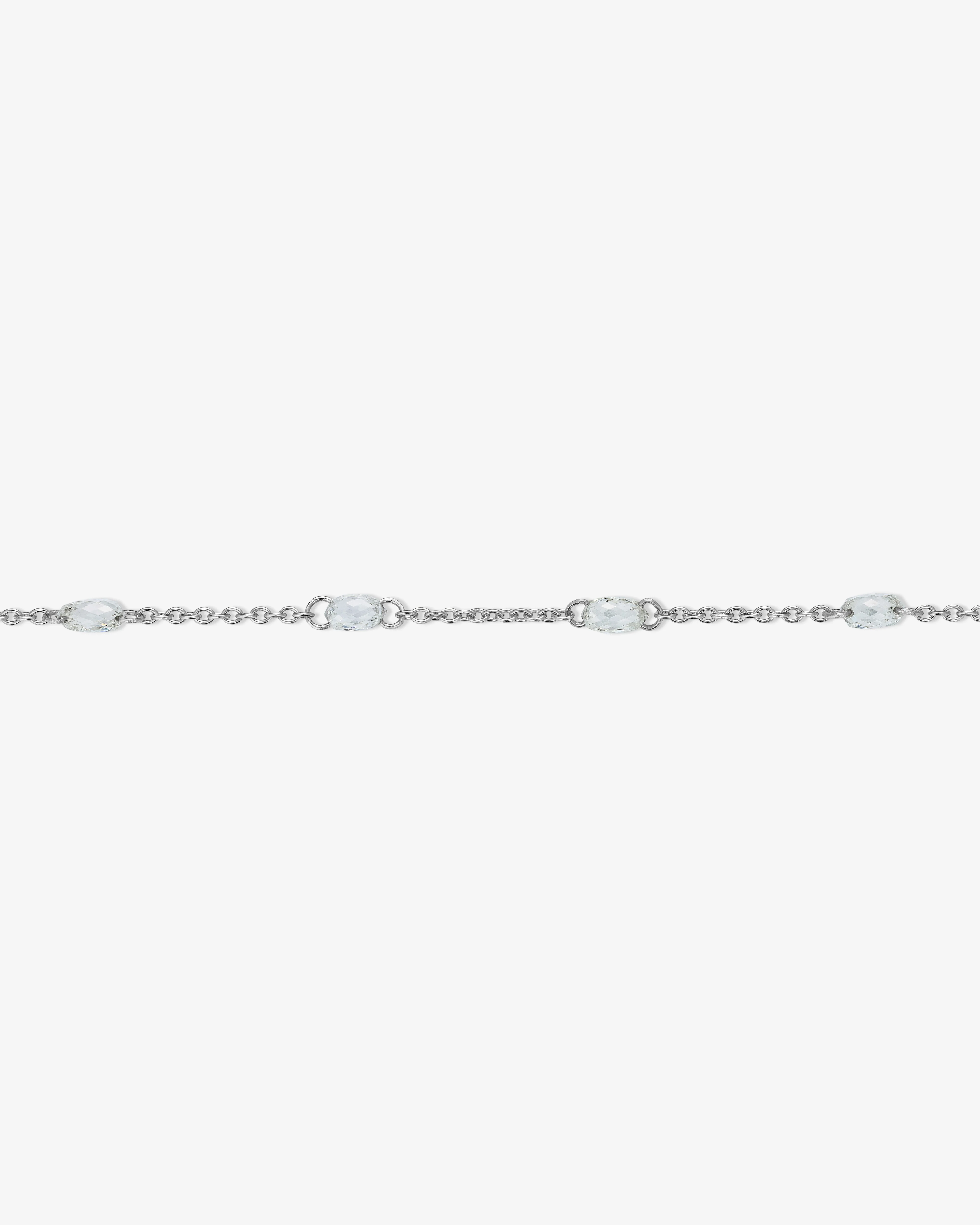 William Welstead - Bracelet with Briolette Diamonds - (Platinum) - Image 2