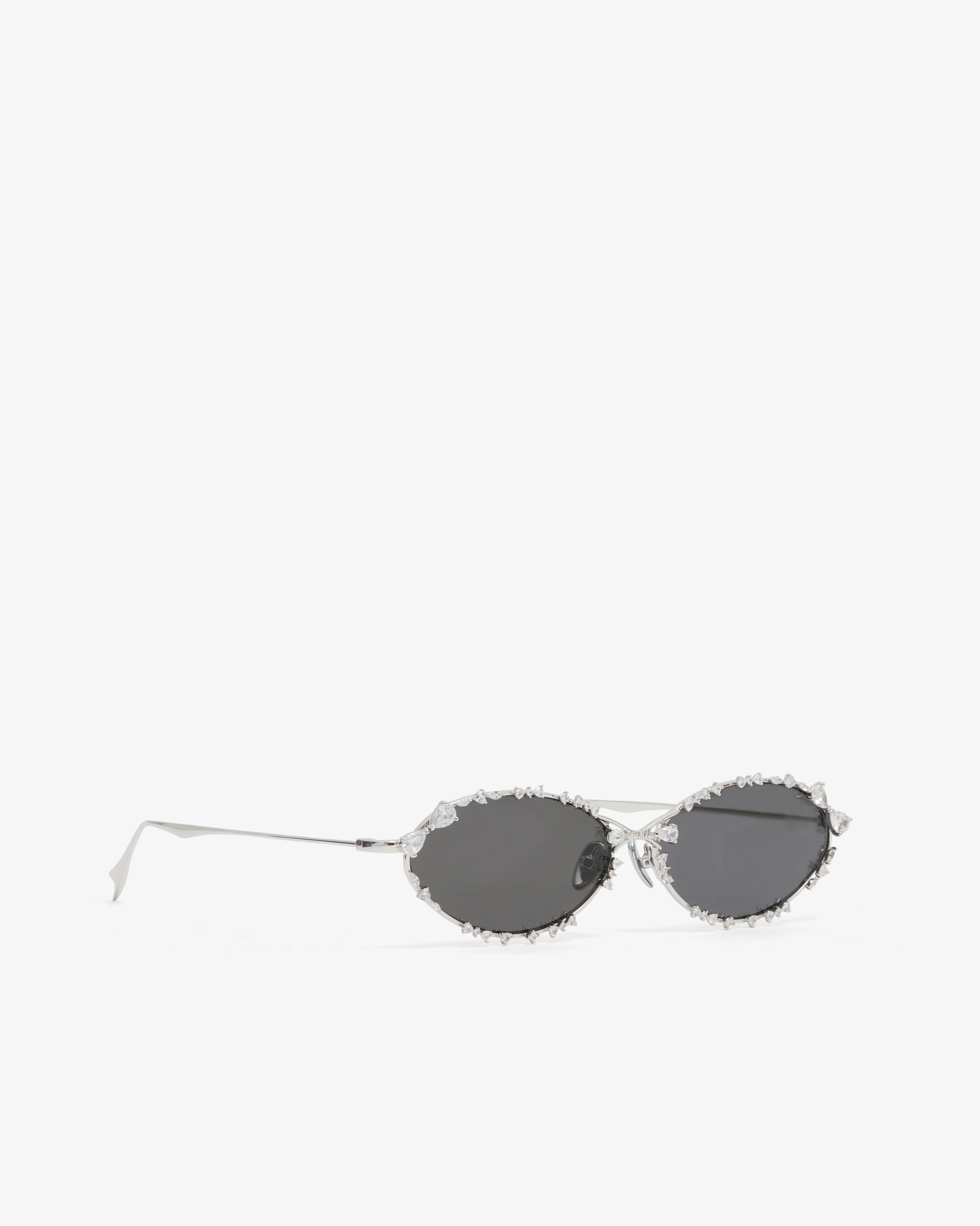 Yvmin - Women's Bitter Salty Glaze Sunglasses - (Silver) - Image 2